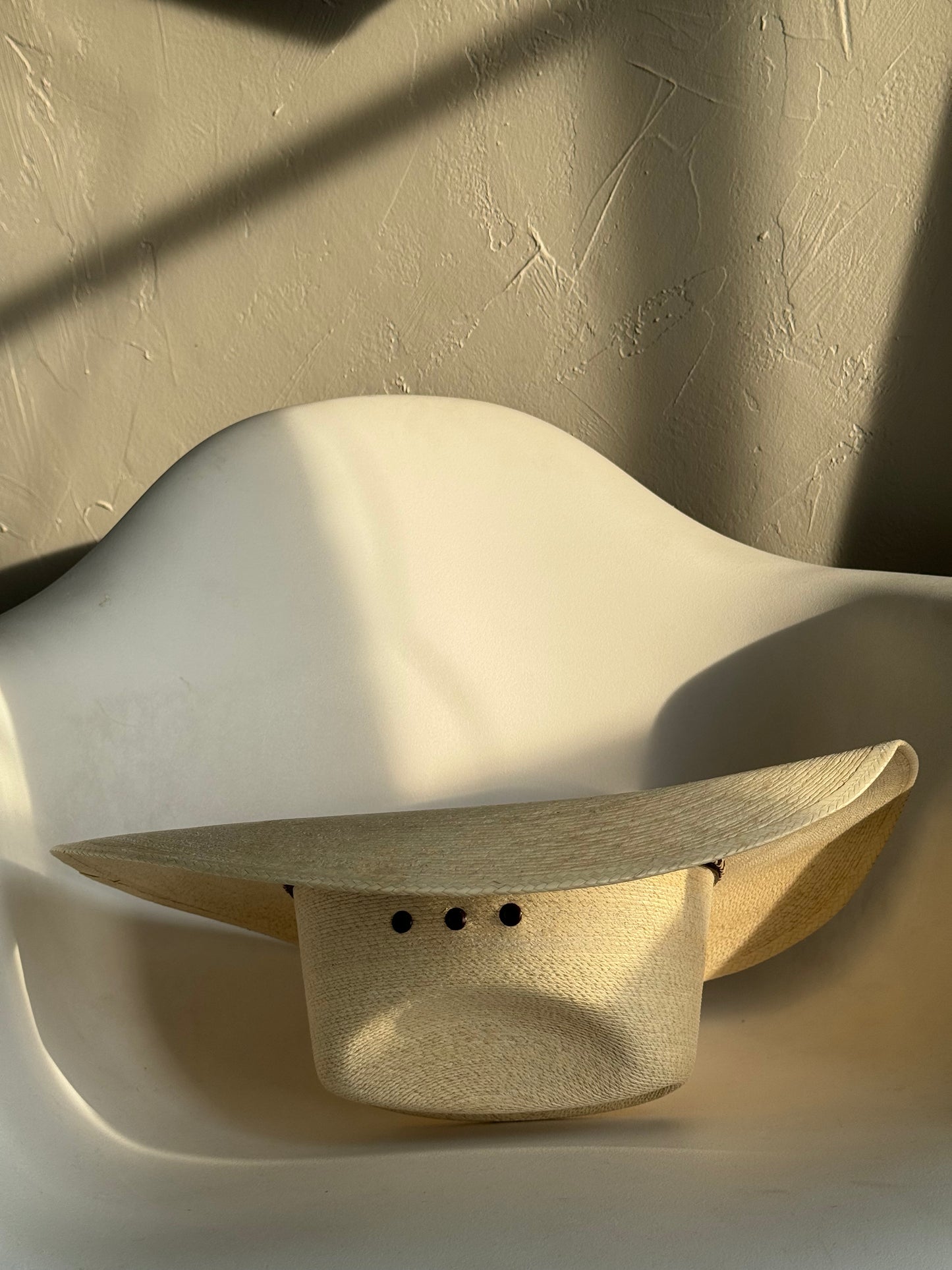 Jackson Classic Palm Spring/Summer Straw Cowboy Hat Leather Cross Belt