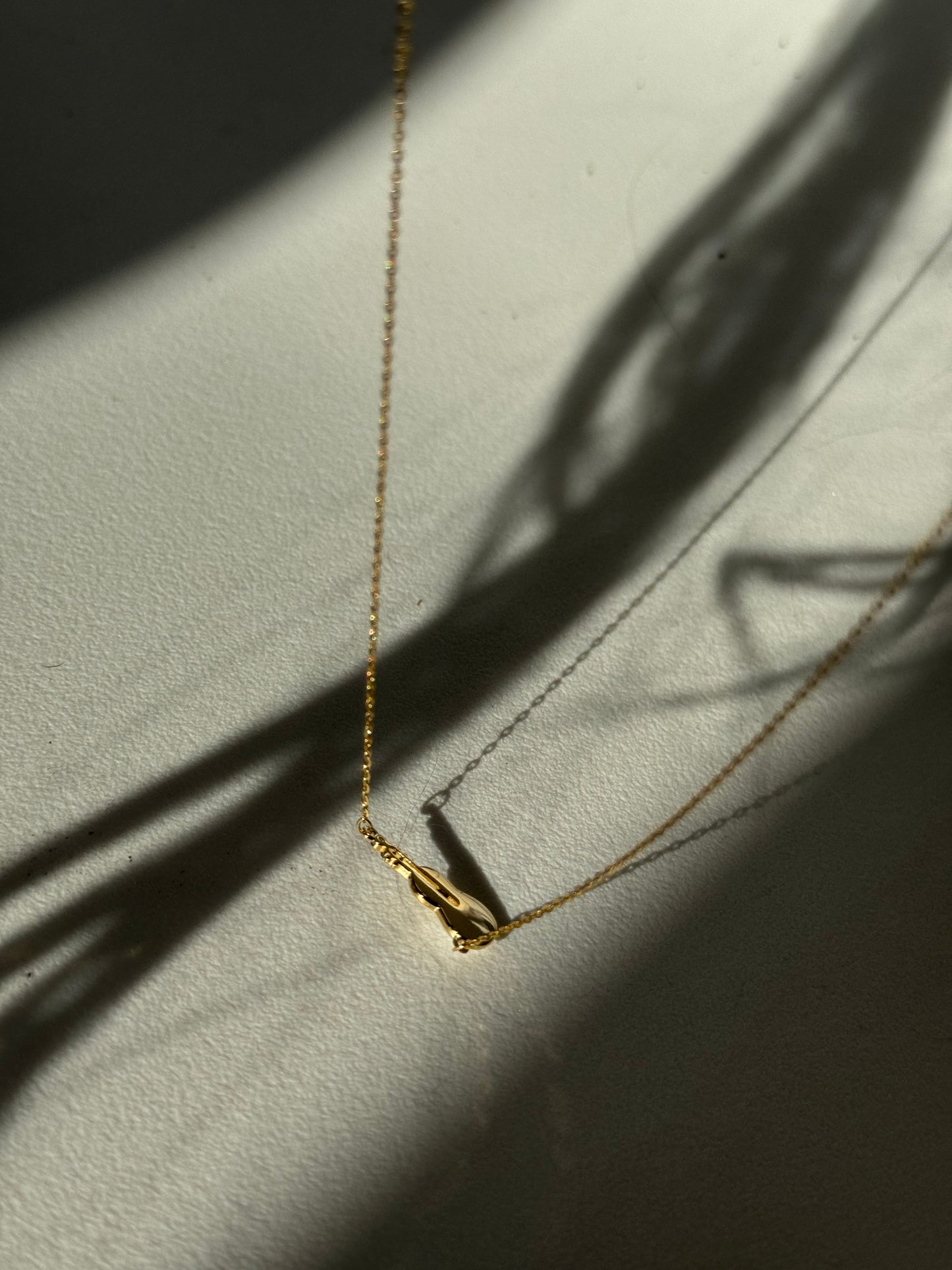 Nash Guitar Gold Dipped & Resin Charm Necklace