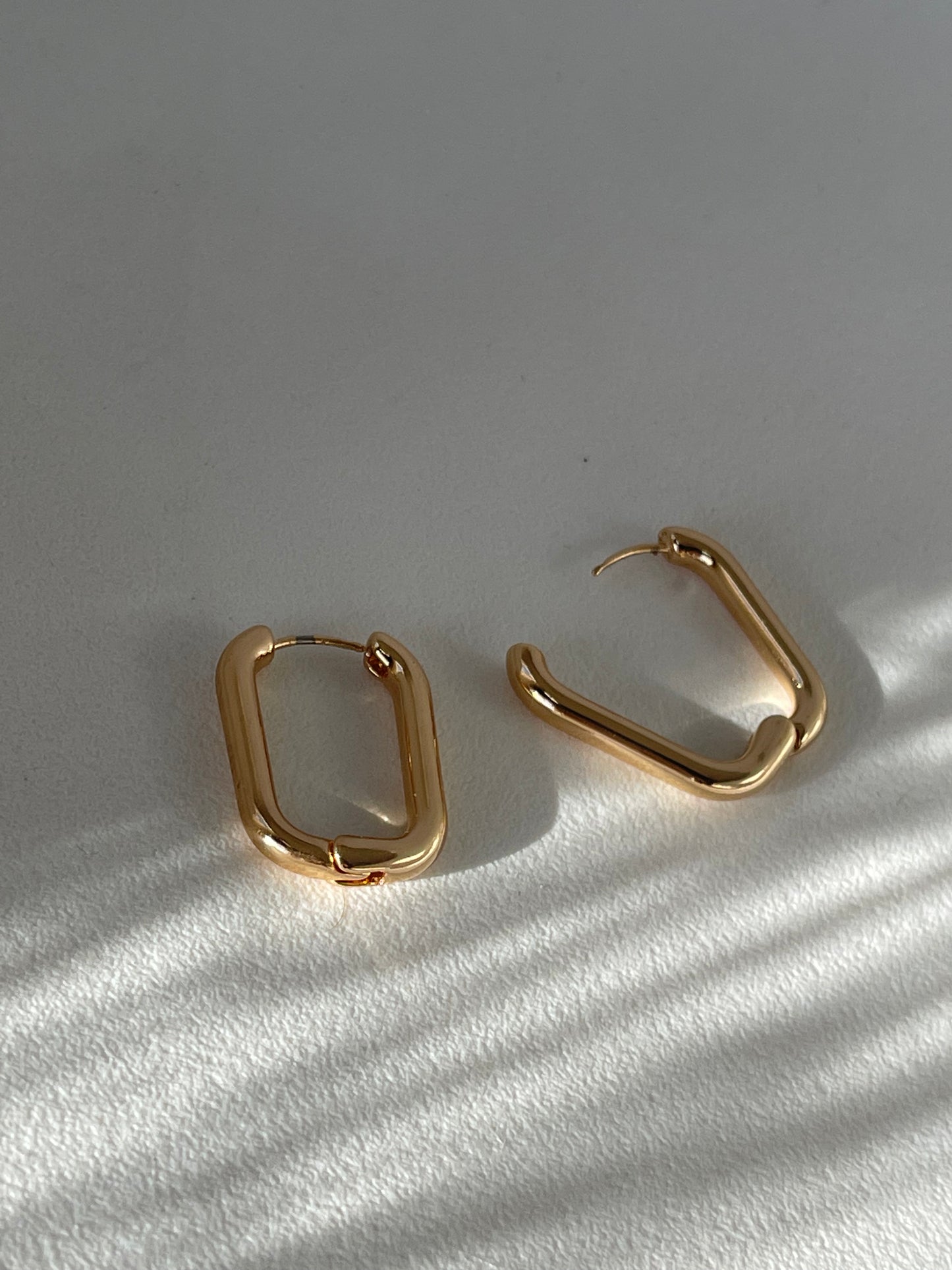 Shan Stainless Steel Classic Hoop Earring In Gold