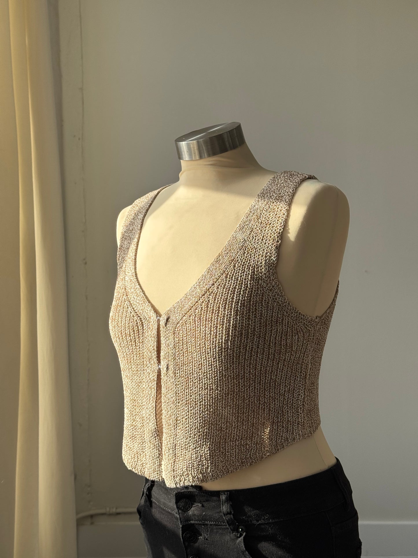 Reagan Vest In Oatmeal