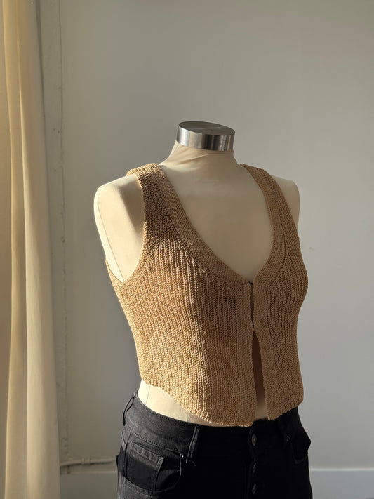 Reagan Vest In Natural
