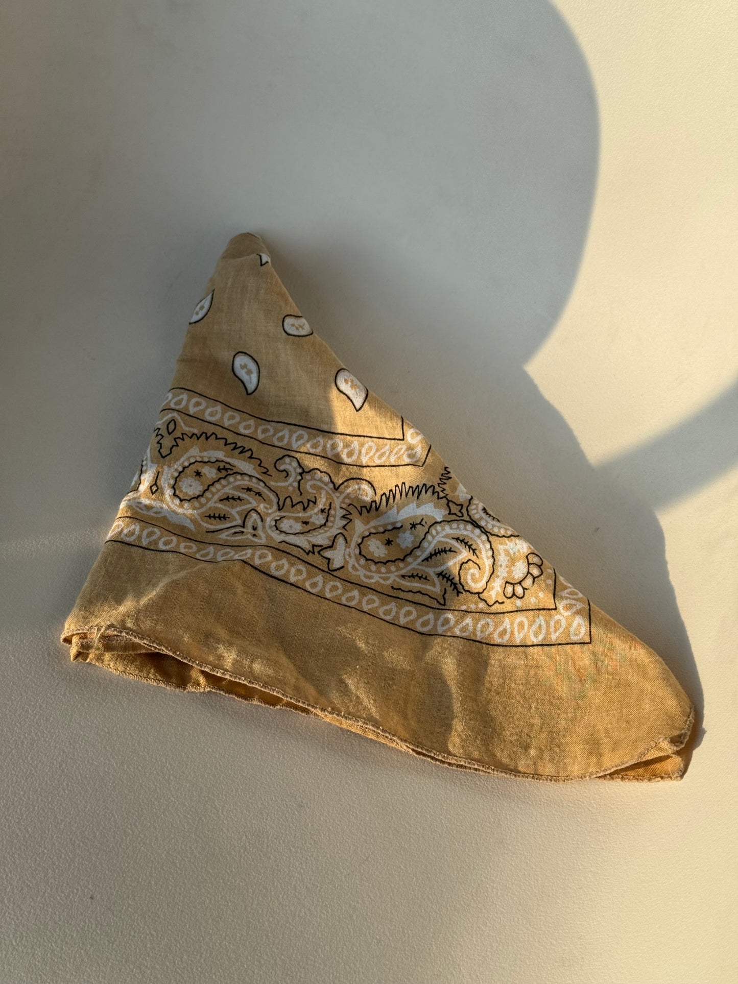 Garret Classics Cotton Bandana In Cream