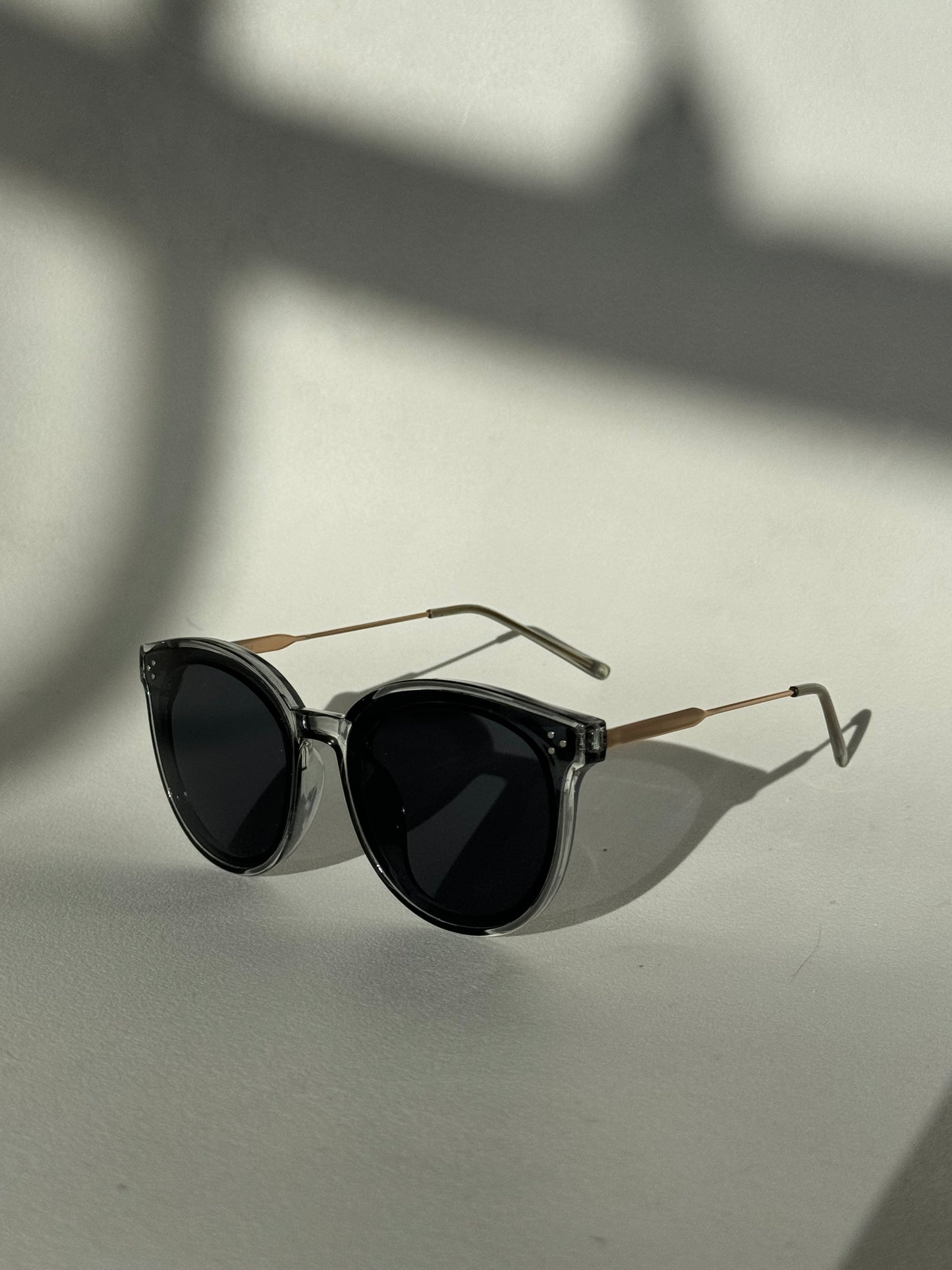 Priscilla Tri Stud Sunglasses In Smoke