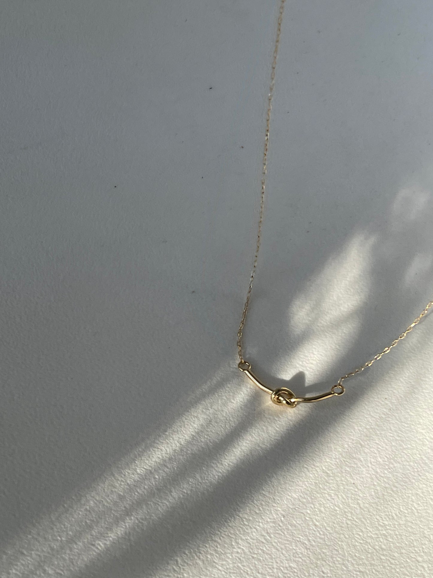 Forget Me Knot 18K Gold Plated Necklace