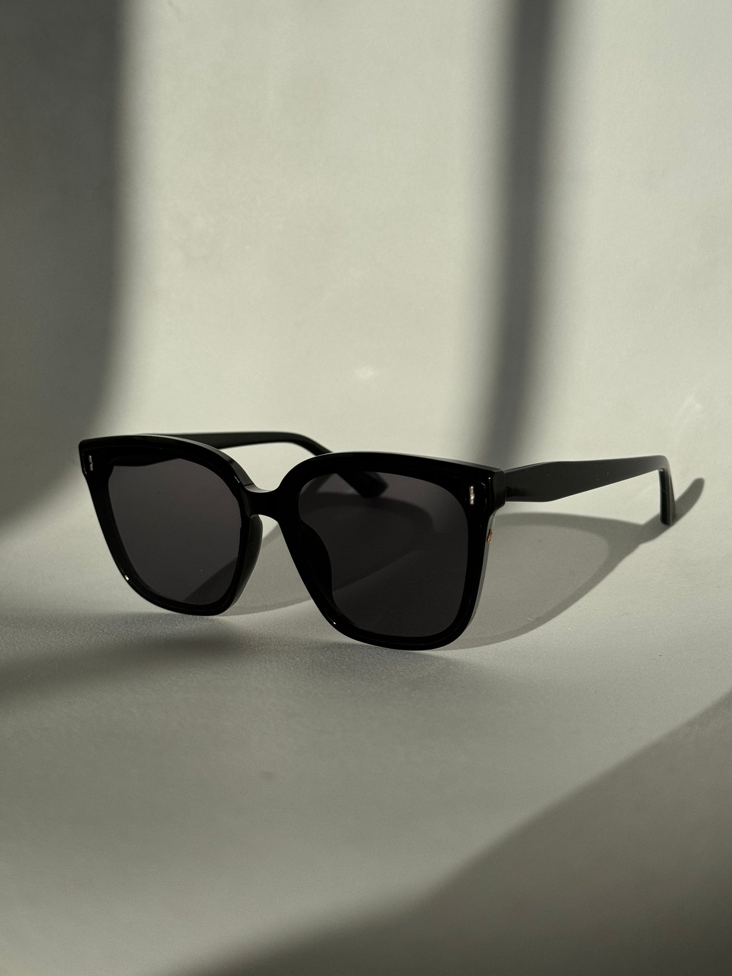 Barbell Stud Sunglasses In Black