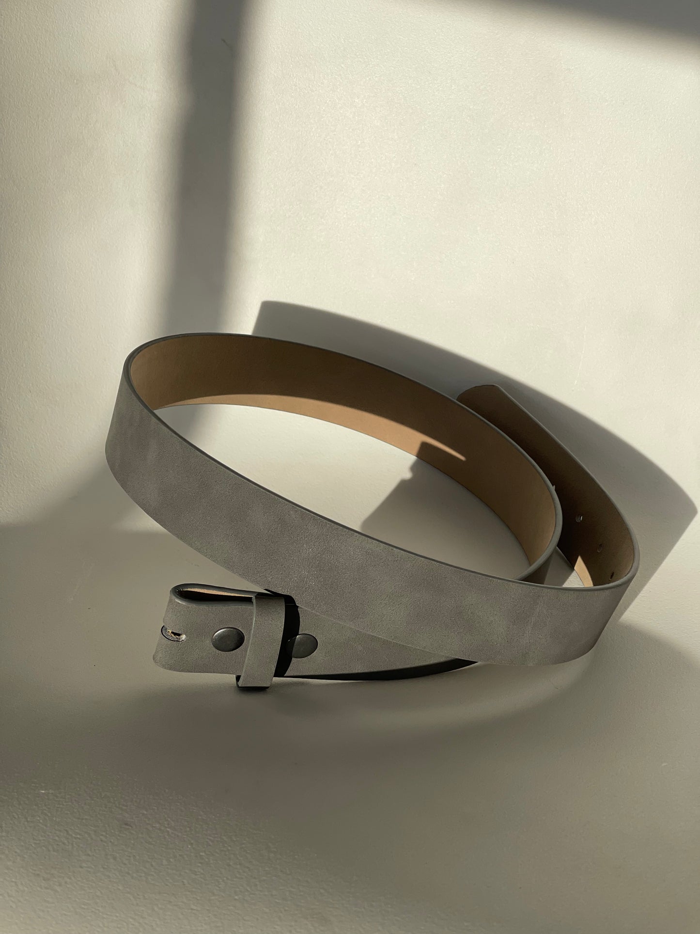 Myers Classic Belt Buckle Belt In Grey