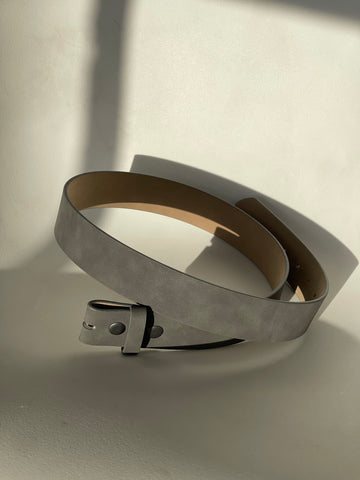 Myers Classic Belt Buckle Belt In Grey