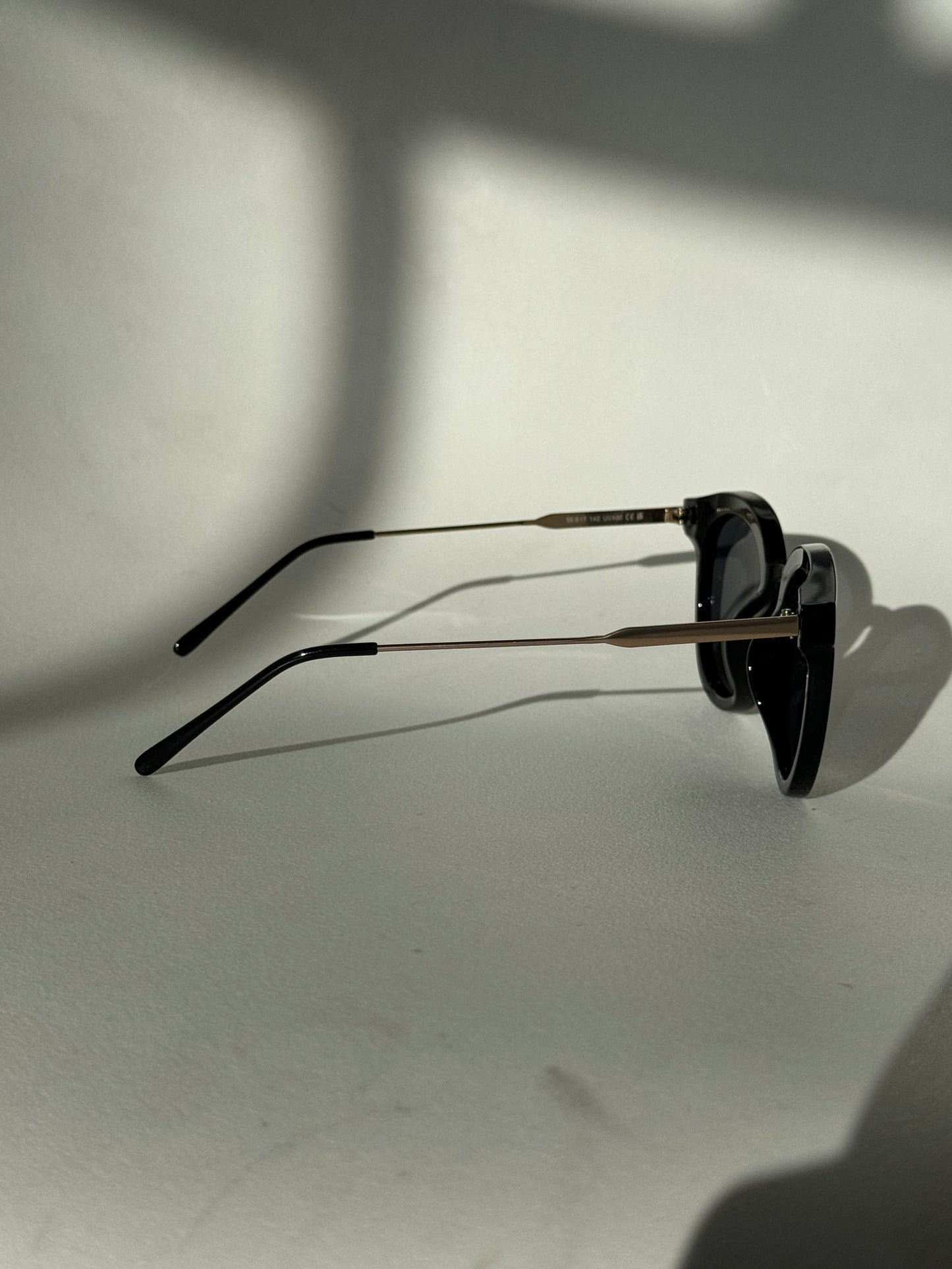 Priscilla Tri Stud Sunglasses In Black