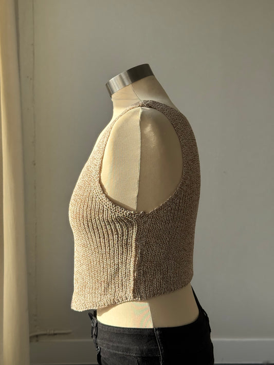 Reagan Vest In Oatmeal