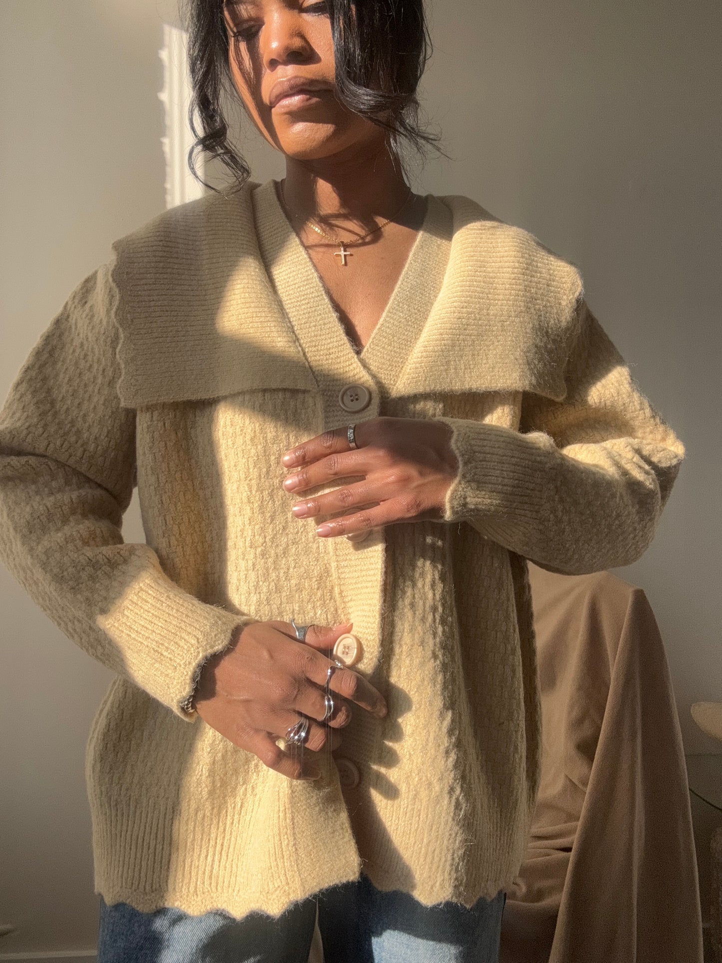 Cynthia Knit Sweater In Manila