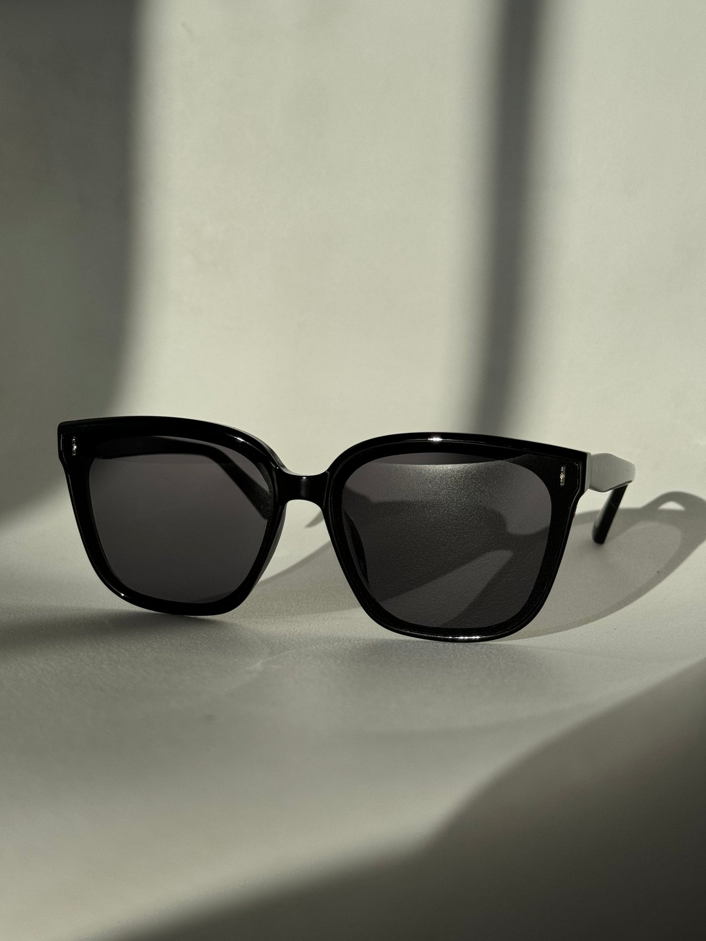 Barbell Stud Sunglasses In Black