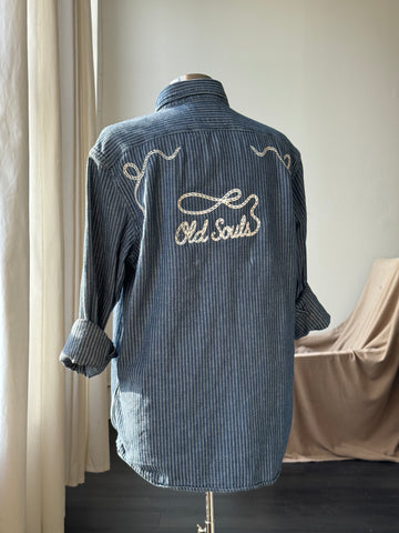 Jaxson Handcrafted Embroidered Old Souls Button Down