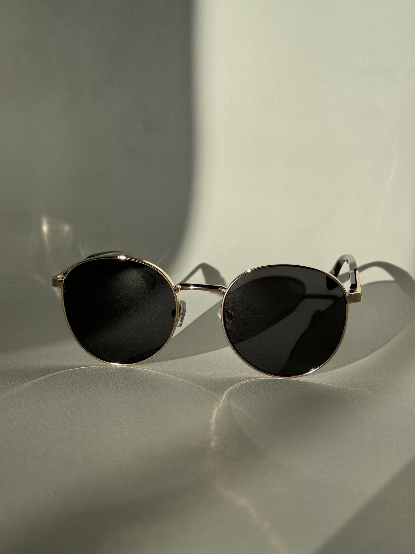 David Classic 80s Style Sunglasses In Gold
