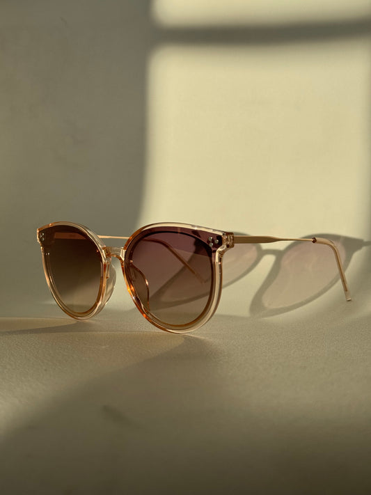 Patrick Tri Stud Sunglasses In Melon