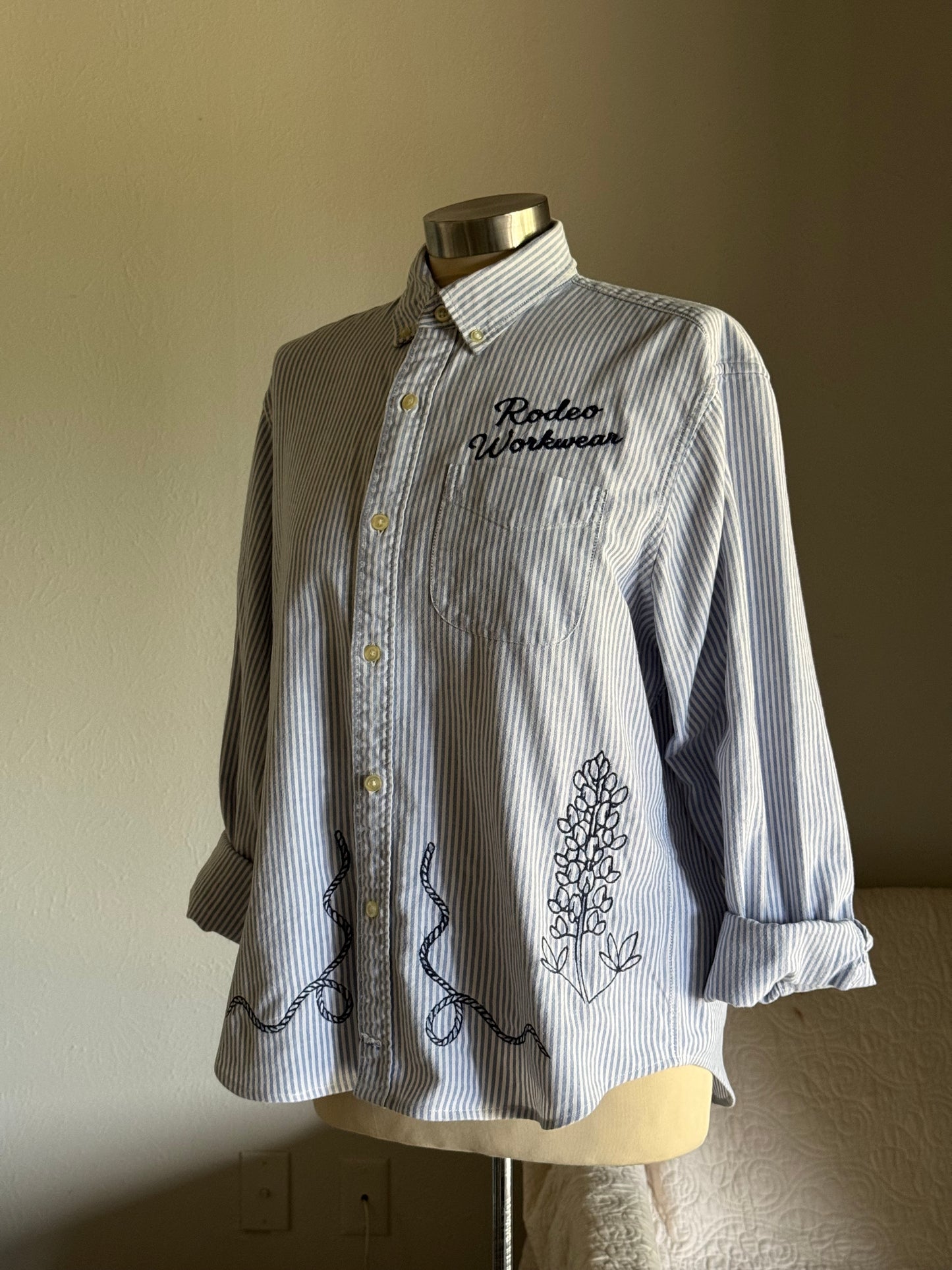 Jaxson Handcrafted Embroidered Button Down