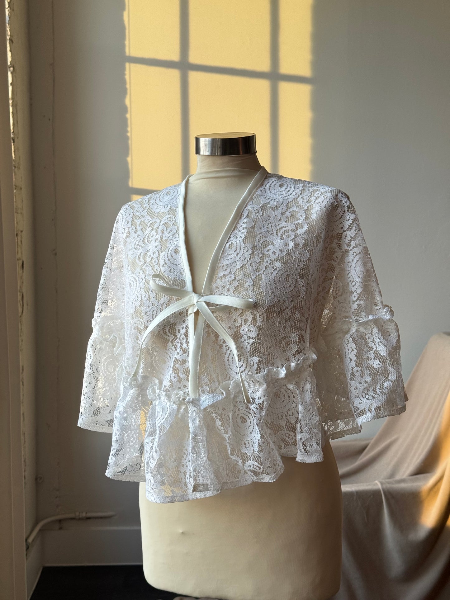 Jernigan Handcrafted Vintage Lace Cape