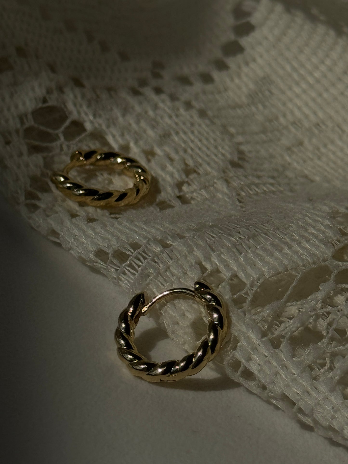 Cooper Classic Crescent Hug Hoop Earring In Gold