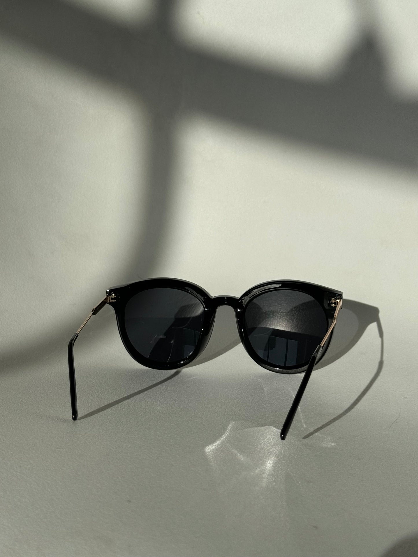 Priscilla Tri Stud Sunglasses In Black
