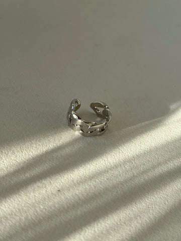 Reno Link Chain Ring In Silver 