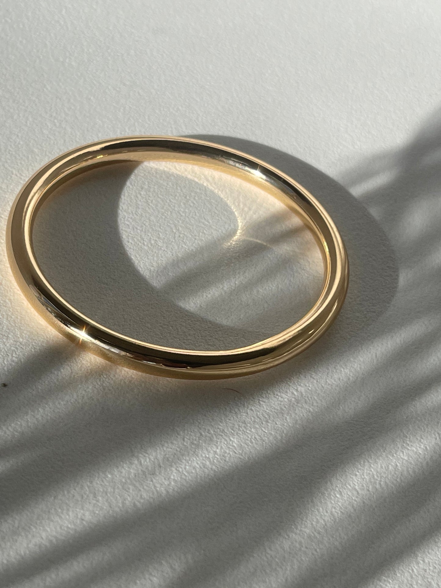Gracie Stainless Steel Classic Hoop Bracelet In Gold