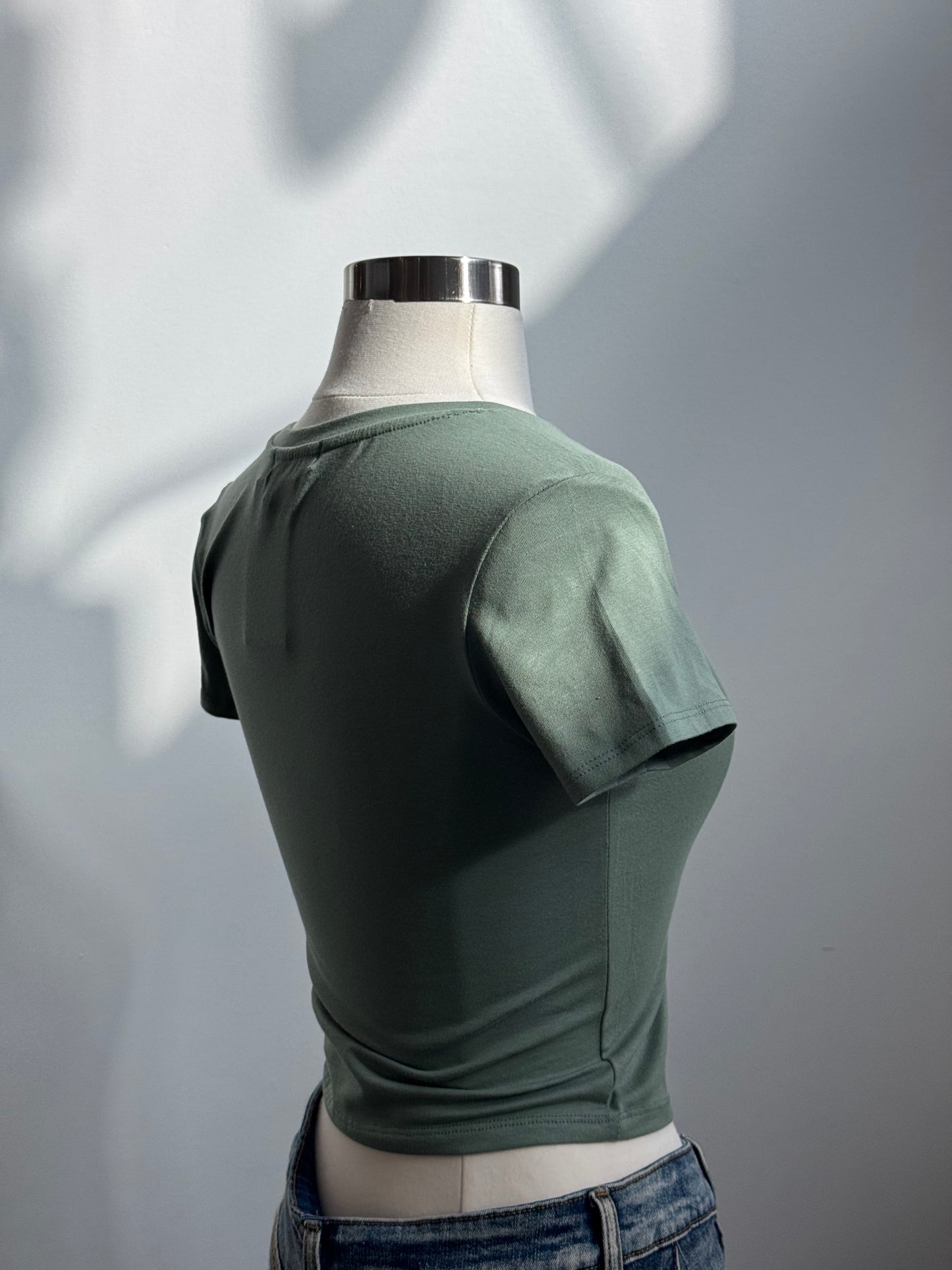 Frankie Classic Cotton Baby Tee In Avocado