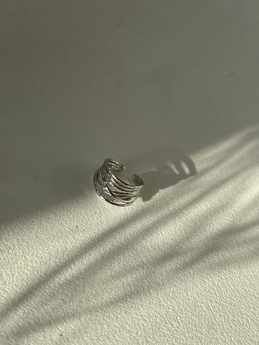 Sonia Artisan Wire Ring In Silver