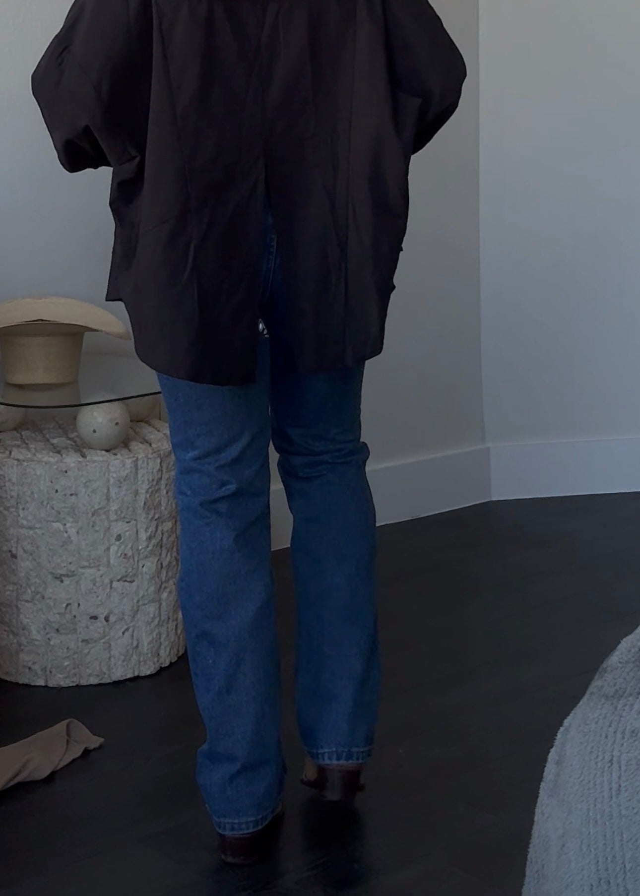 Janice Straight Leg Cowboy Bootcut Classic Jean In Indigo