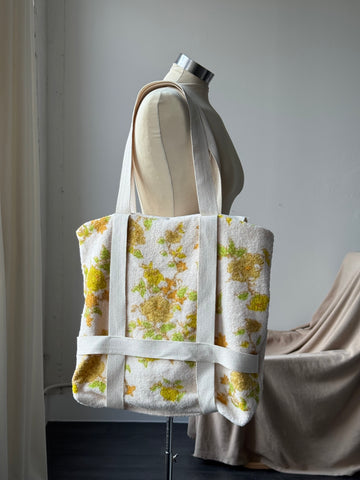 Magnus Vintage Handcrafted Cotton Tote Hat Holder Bag