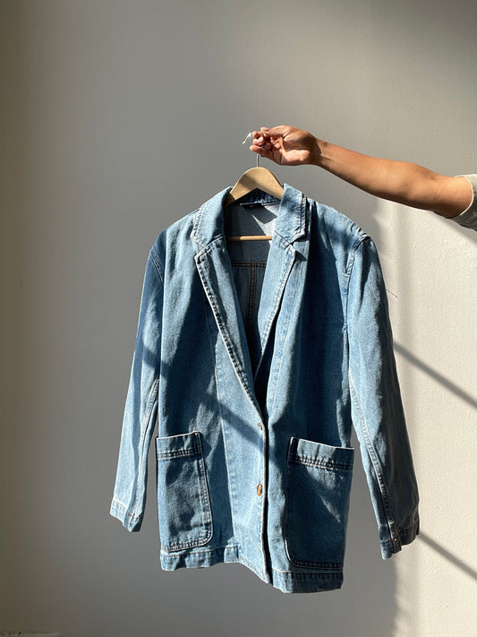 Jackson Classic Cotton Denim Blazer