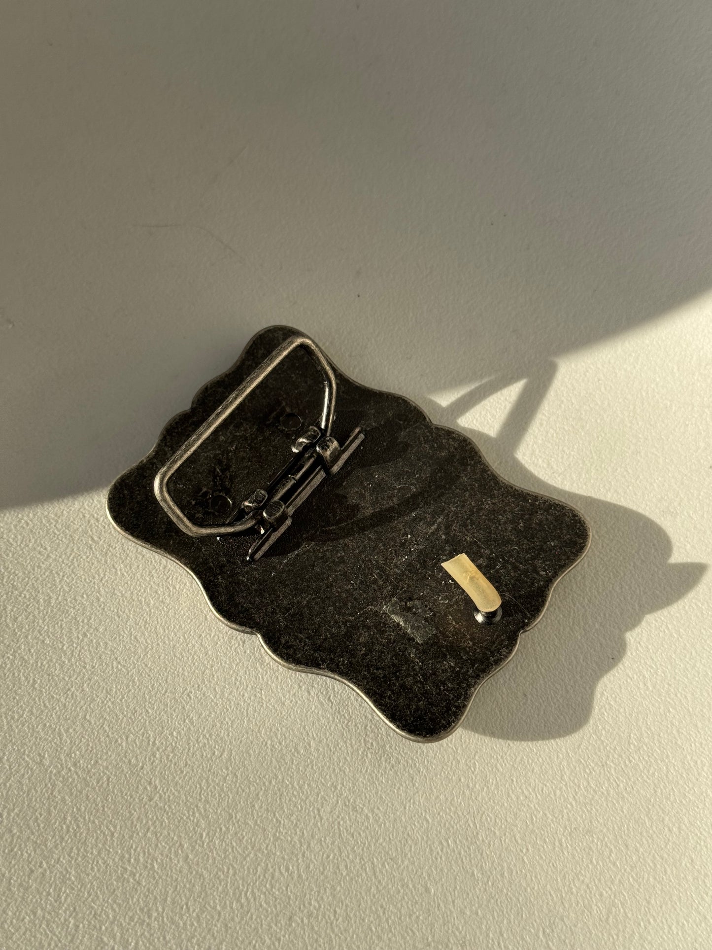 Adam Vintage Style Belt Buckle In Antique Silver