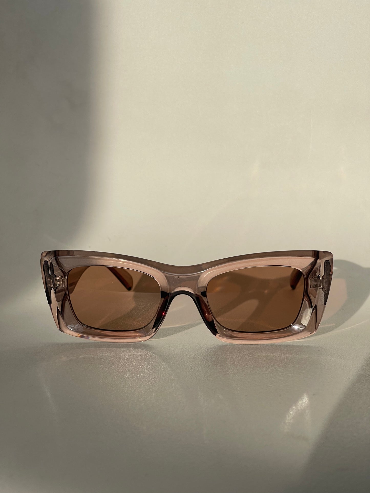 Paisley Retro Cut Sunglasses In Brown