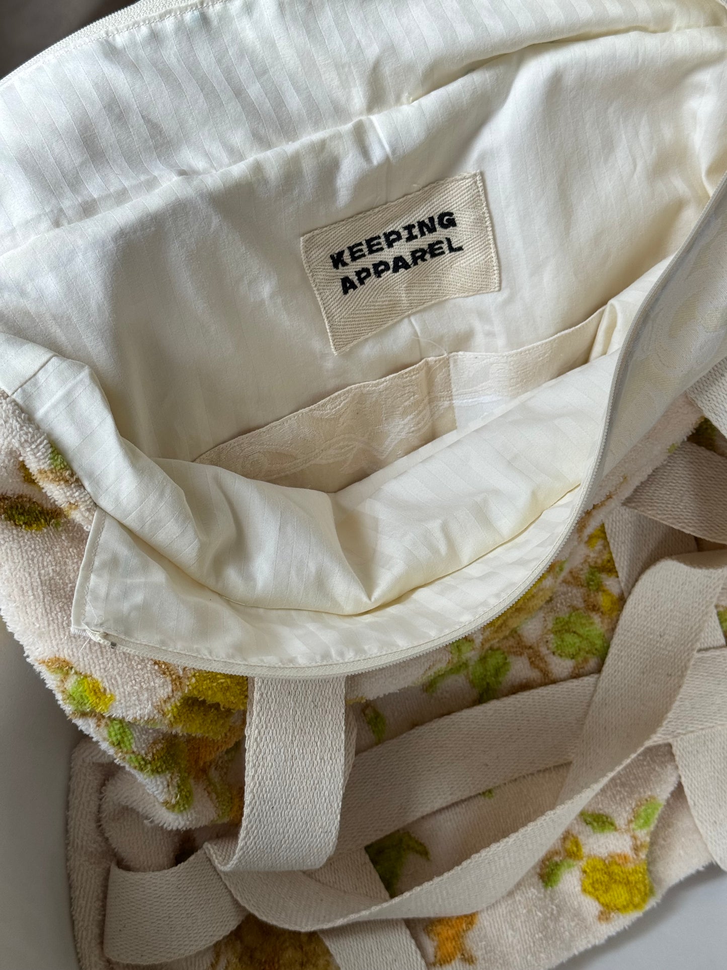 Magnus Vintage Handcrafted Cotton Tote Hat Holder Bag