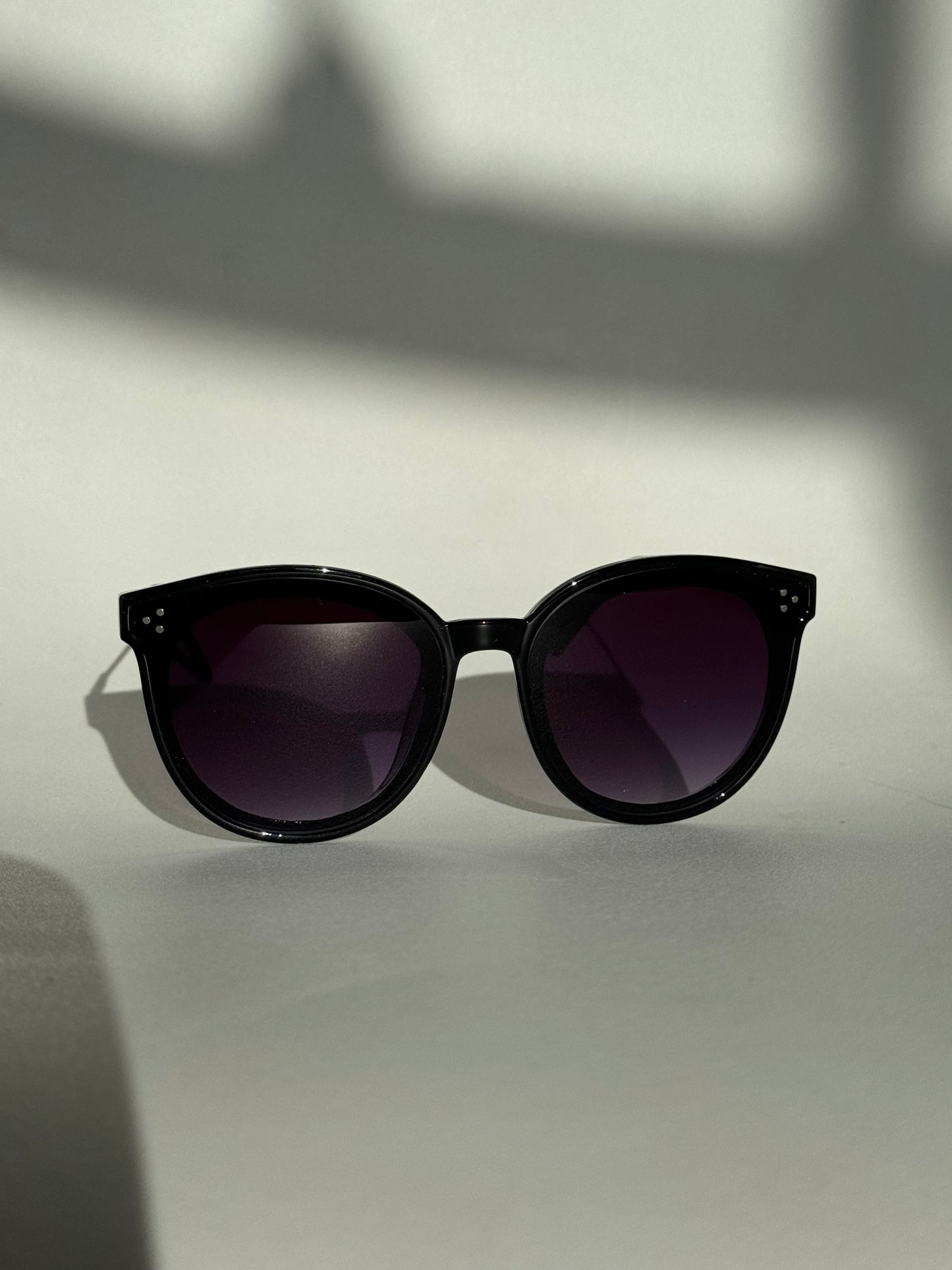 Priscilla Tri Stud Sunglasses In Black Hombre