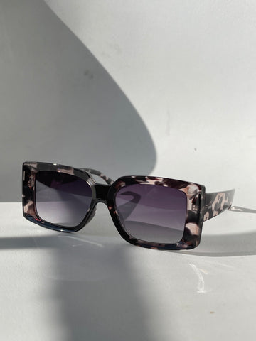 Celine Classic Square Sunglasses In White Tortoise