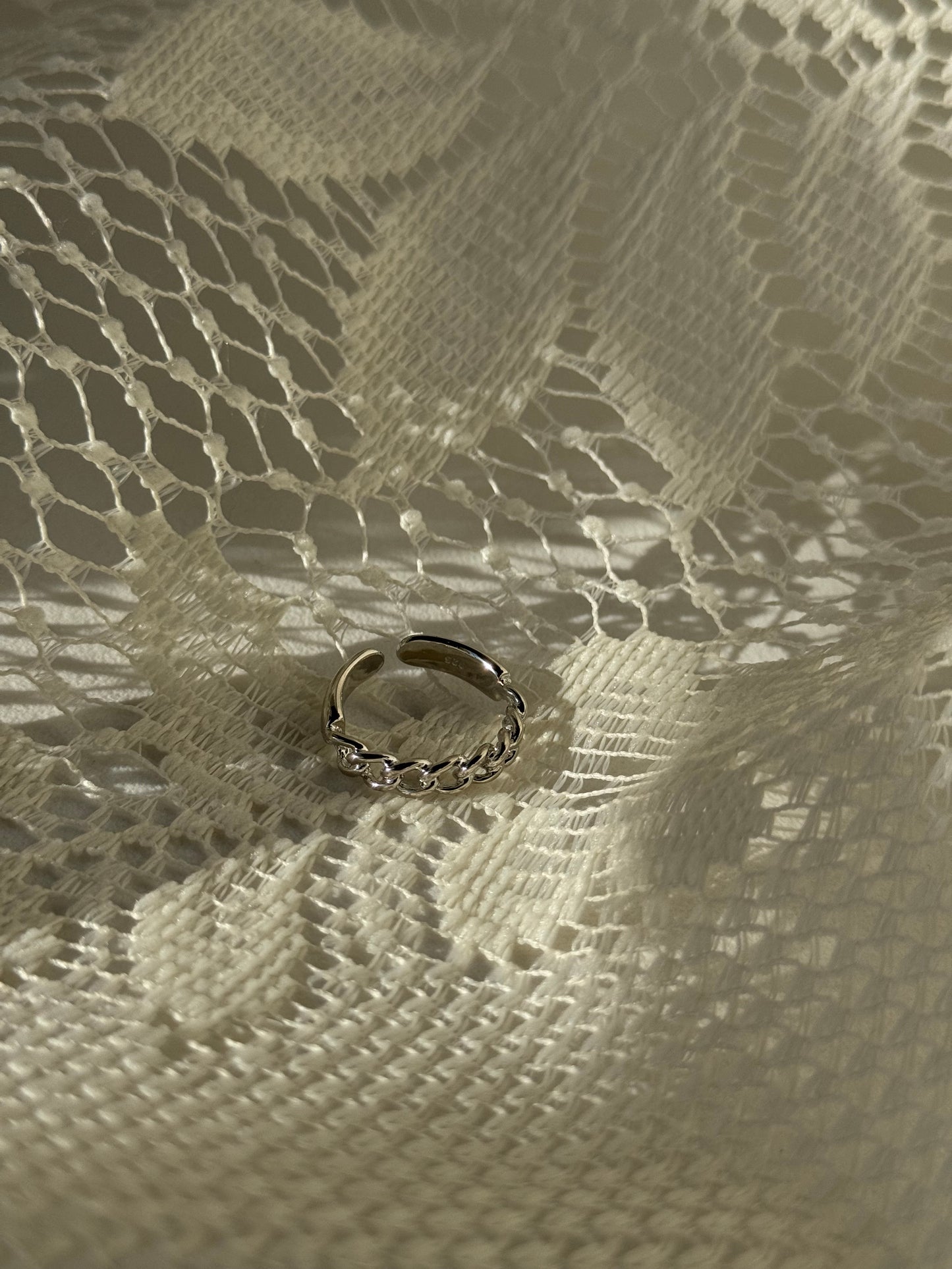 Helena Classics Link Ring In Silver