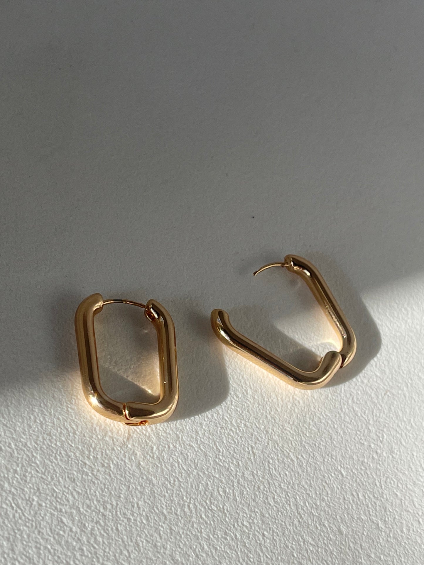 Shan Stainless Steel Classic Hoop Earring In Gold
