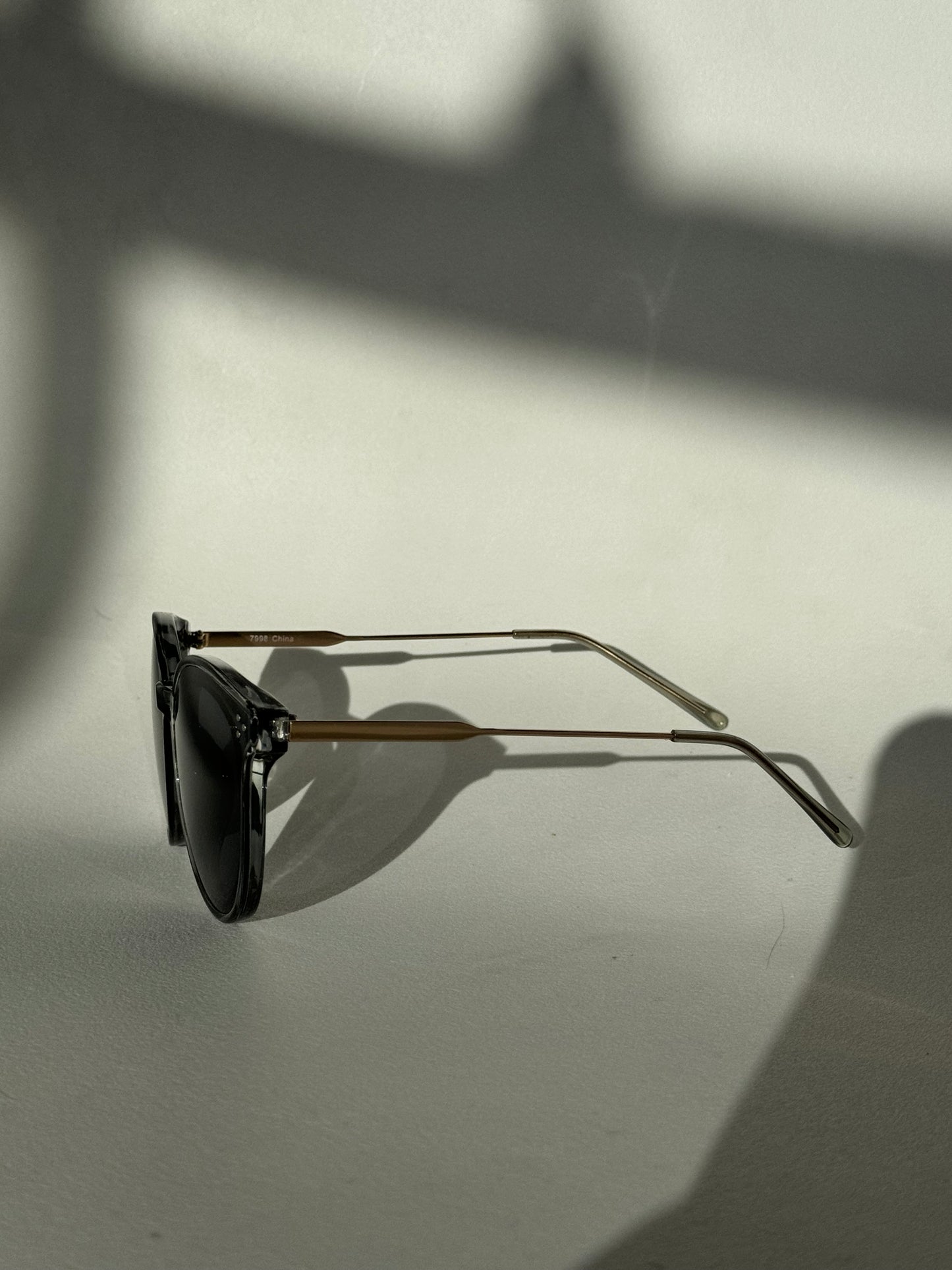 Priscilla Tri Stud Sunglasses In Smoke