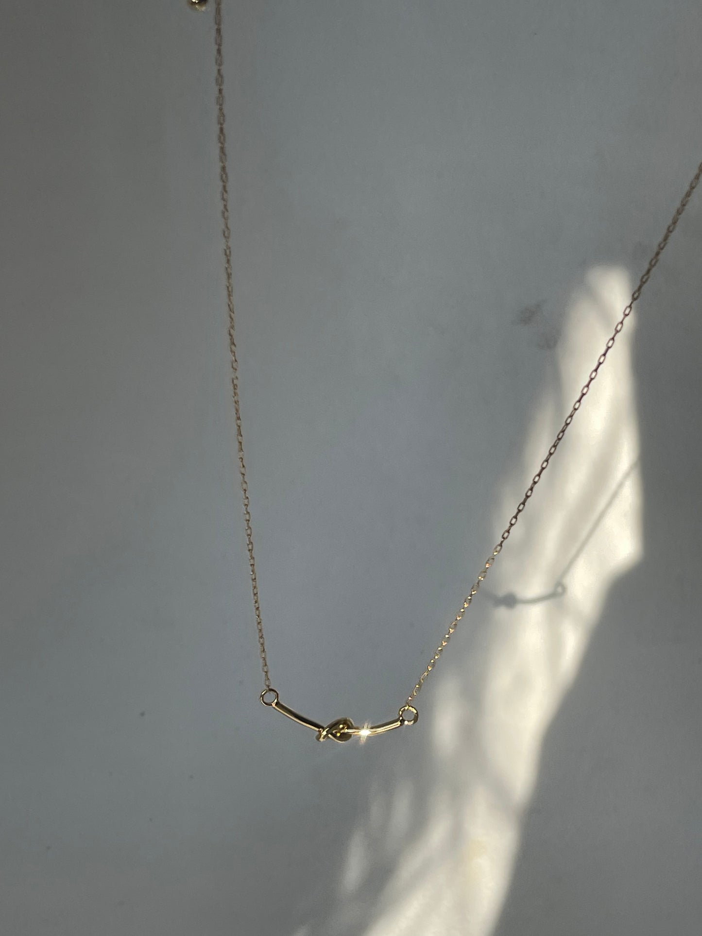 Forget Me Knot 18K Gold Plated Necklace
