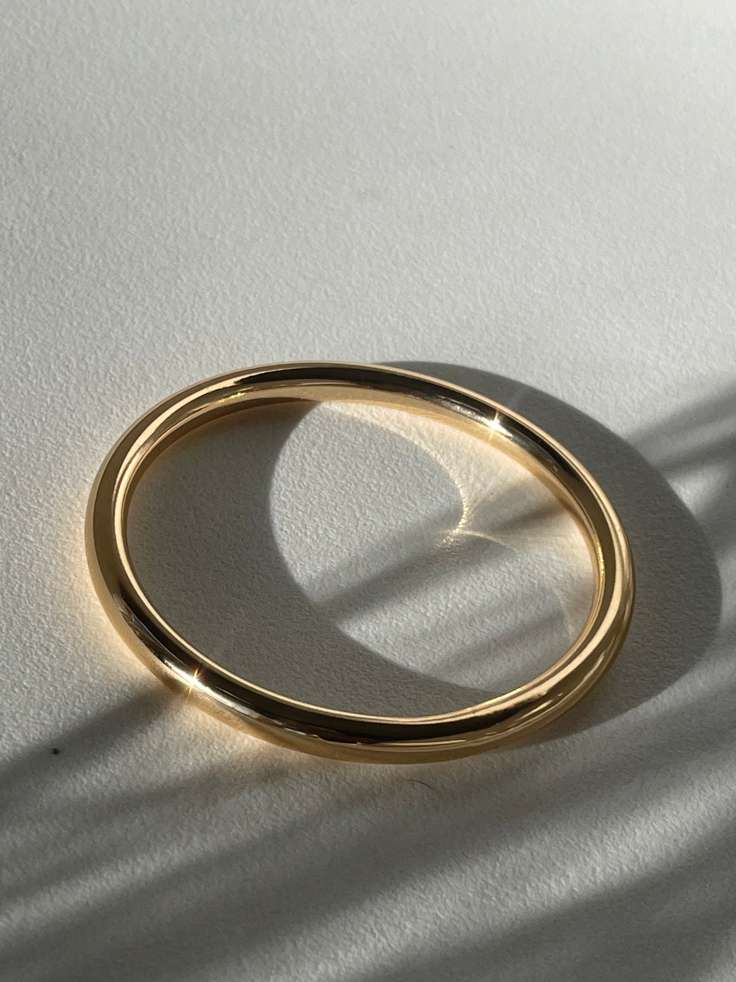 Gracie Stainless Steel Classic Hoop Bracelet In Gold