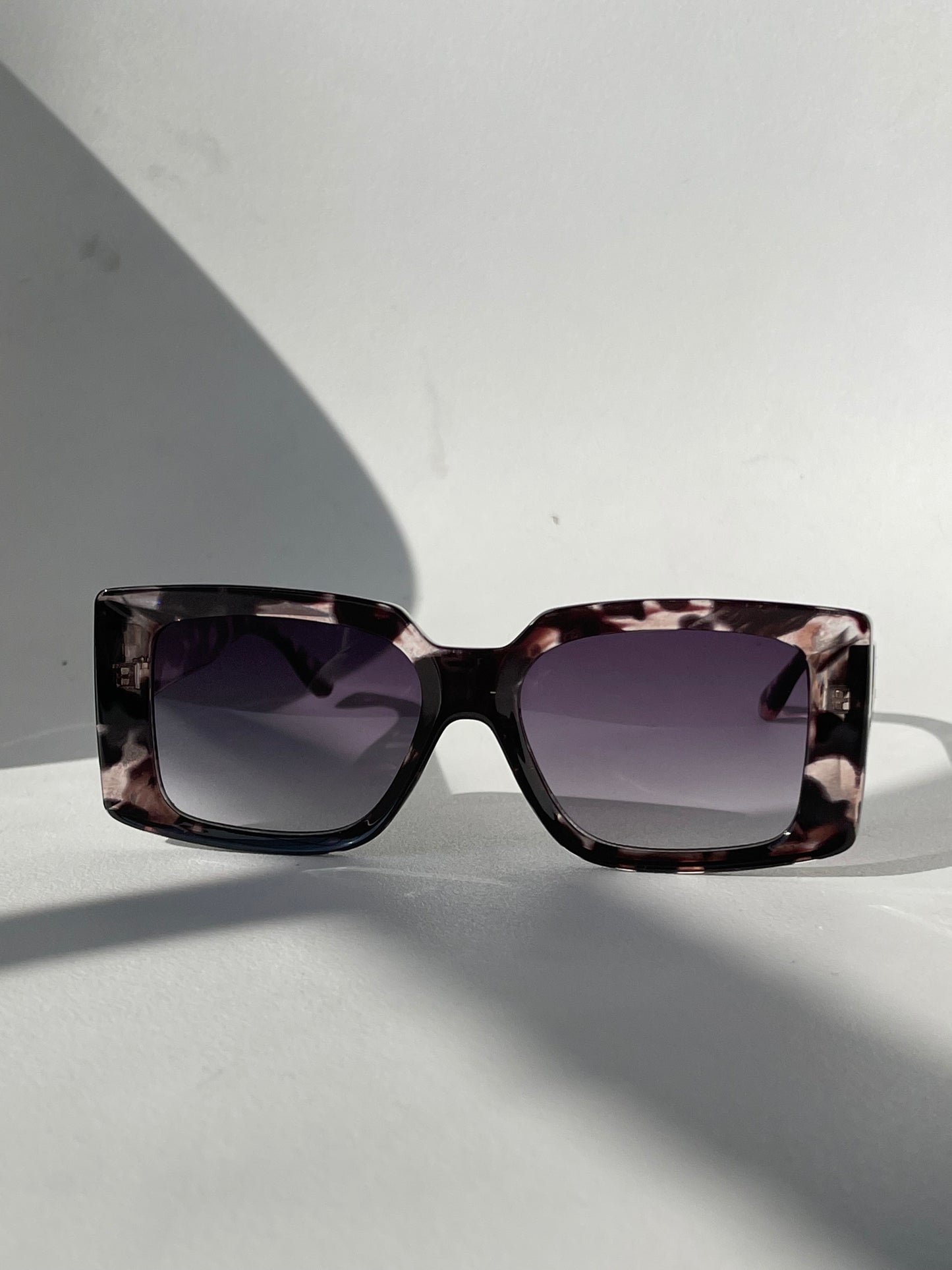 Celine Classic Square Sunglasses In White Tortoise