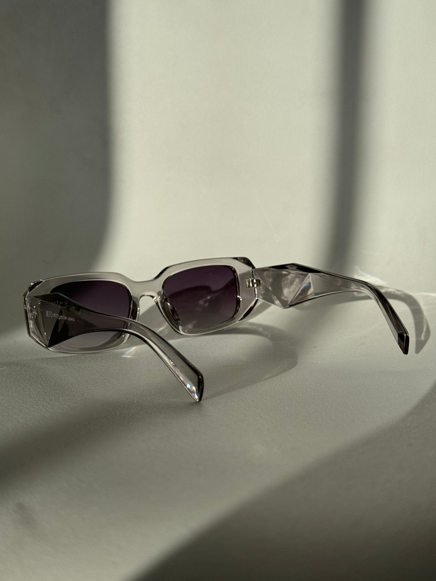Tammy Square & Geo Sunglasses In Grey