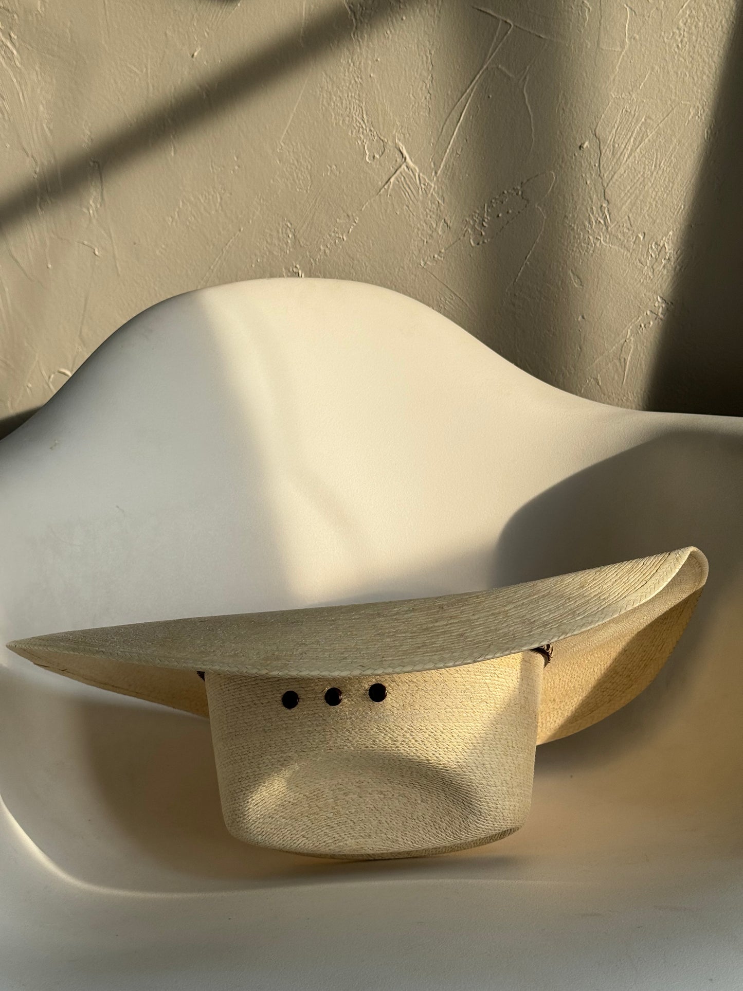 Jackson Classic Palm Spring/Summer Straw Cowboy Hat Leather Cross Belt