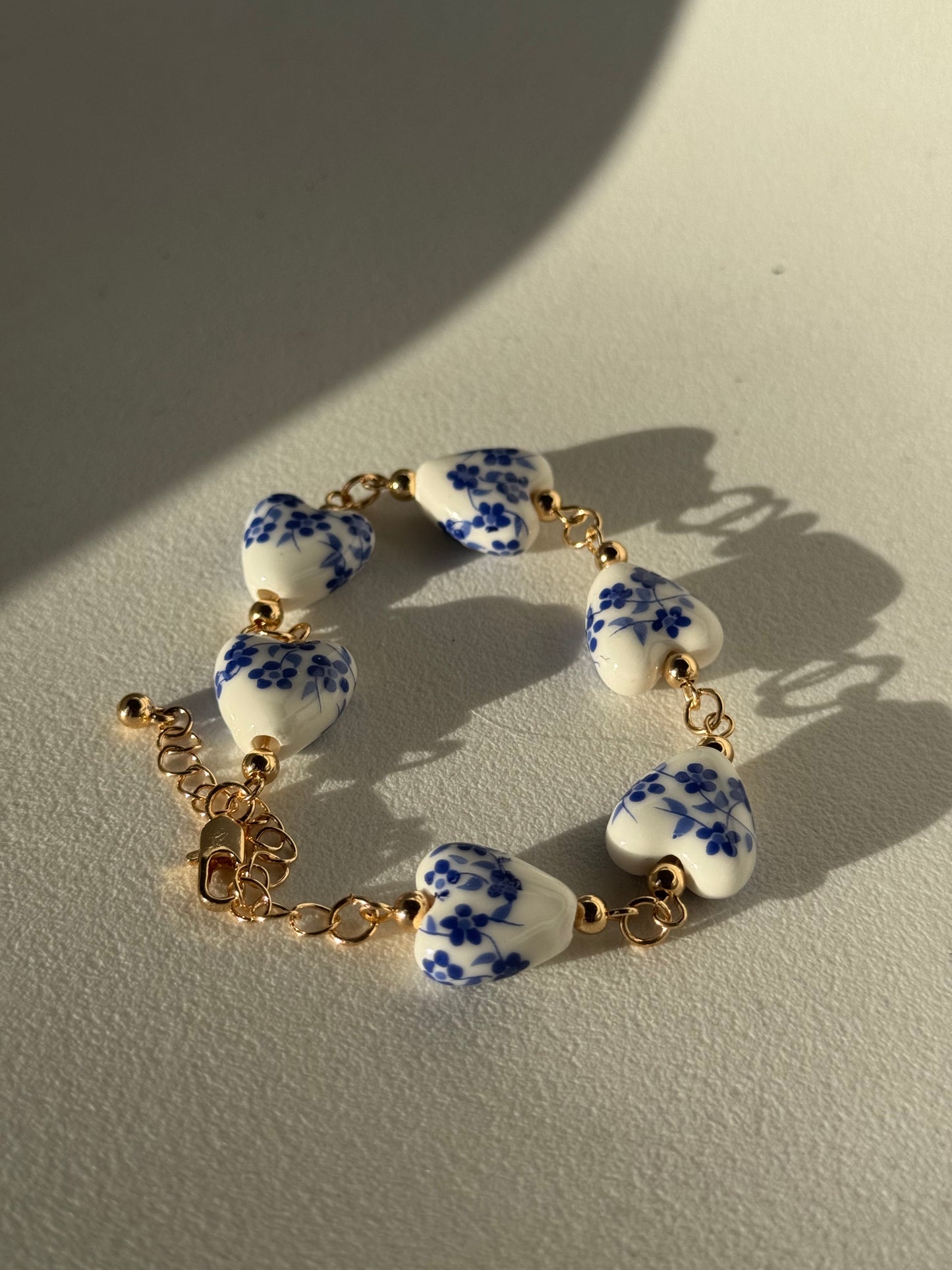 Chelsea China Glass Charm Bracelet