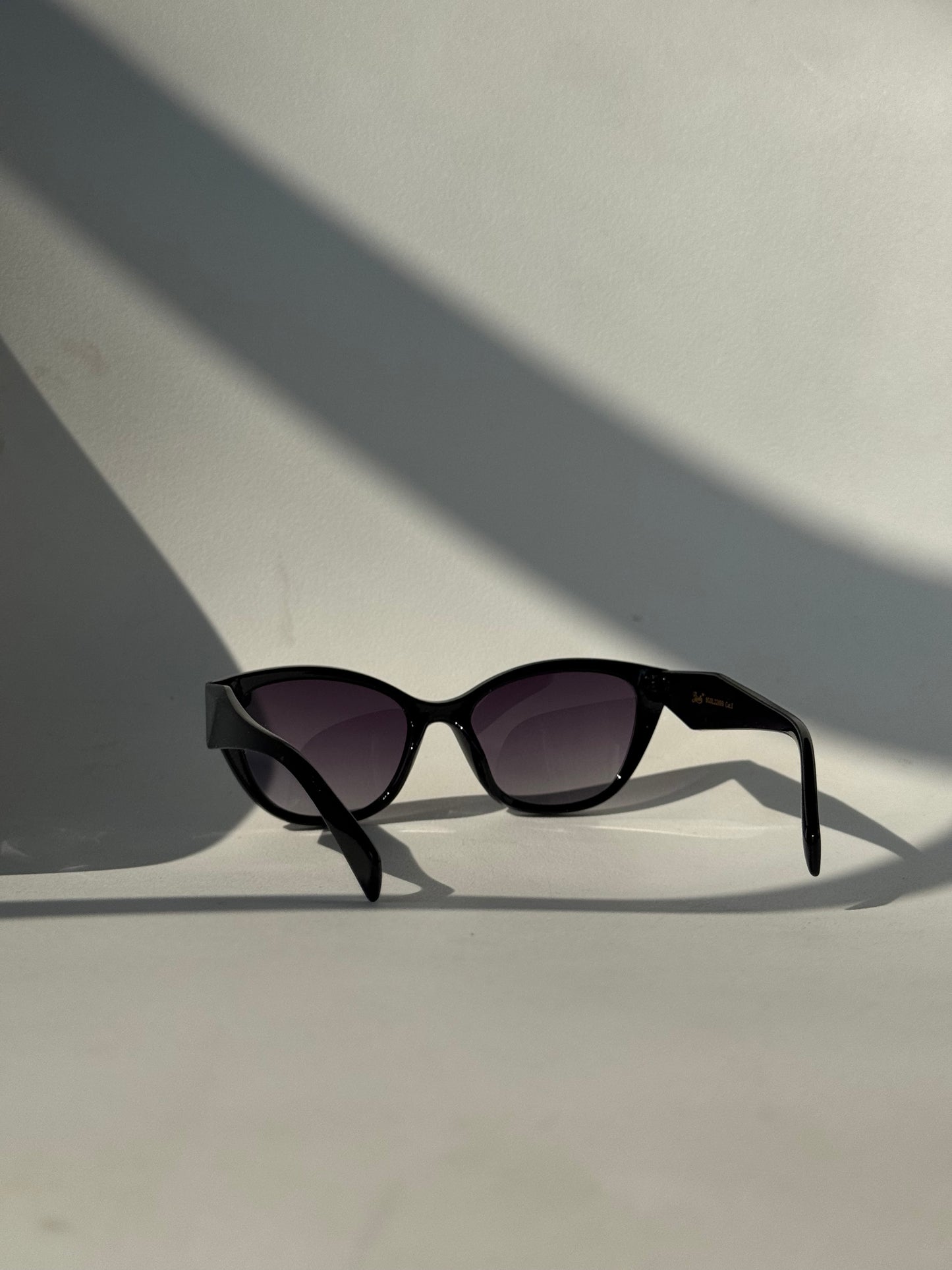 Abby Classic Cat Eye Sunglasses In Black