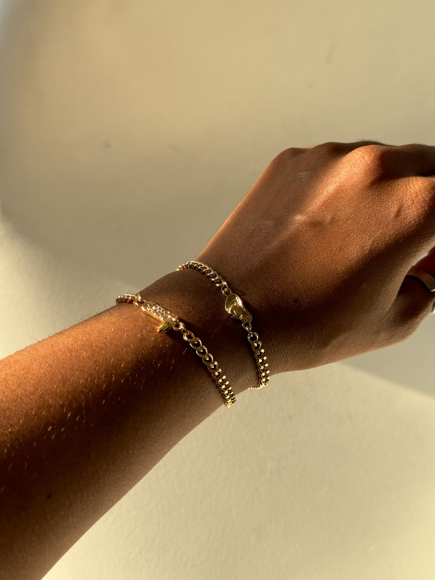 Yoakam Boot & Hat Charm Bracelet Set In Gold