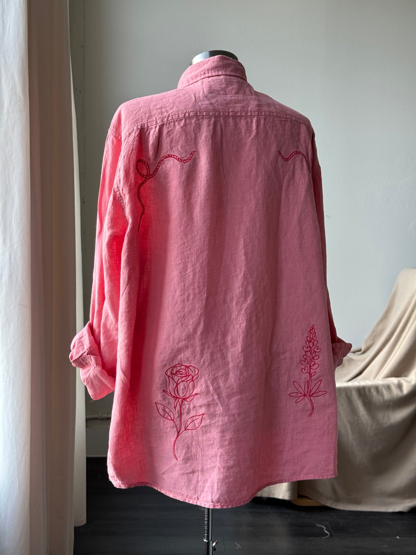 Jaxson Handcrafted Embroidered Button Down