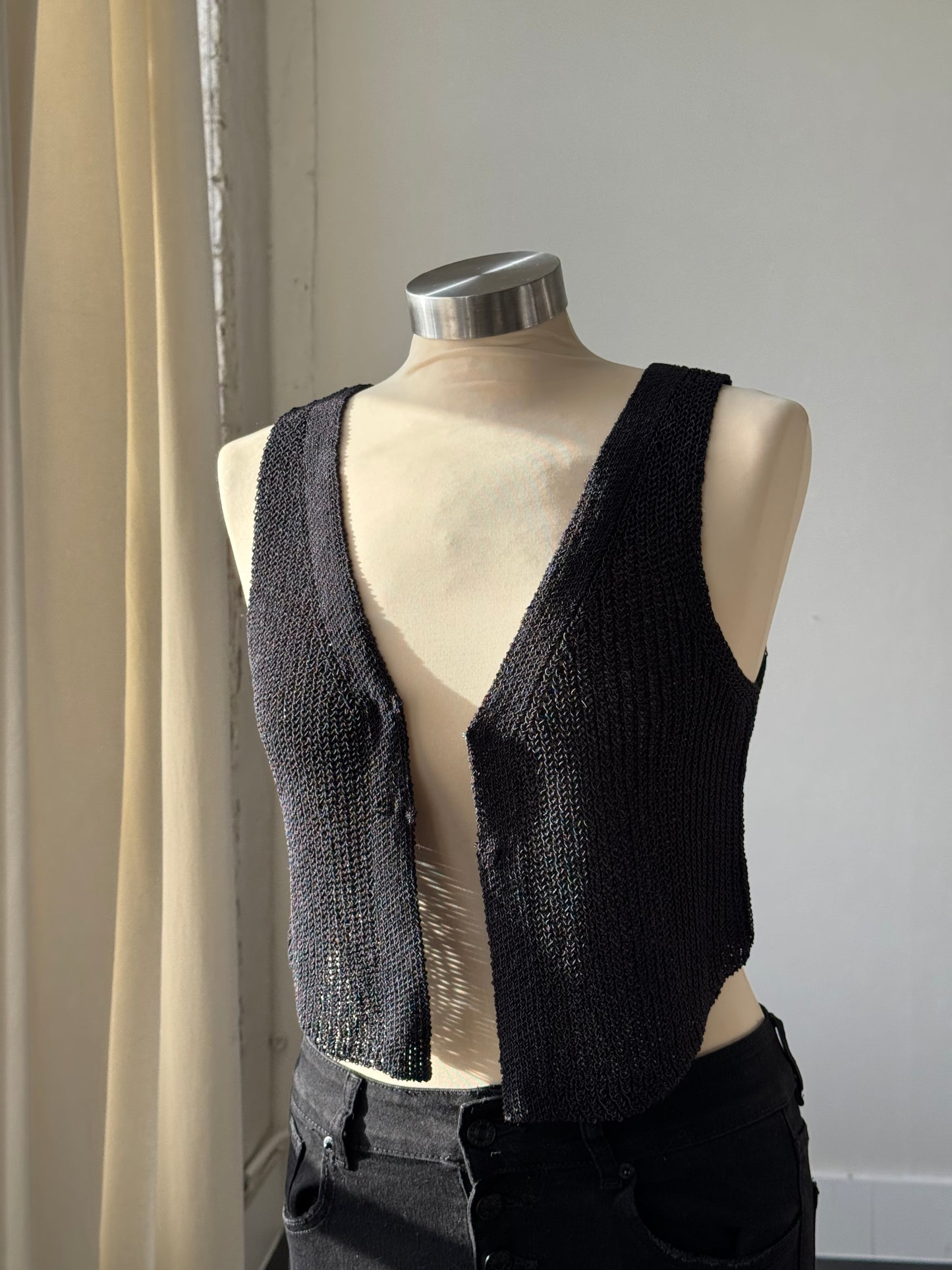 Reagan Vest In Black