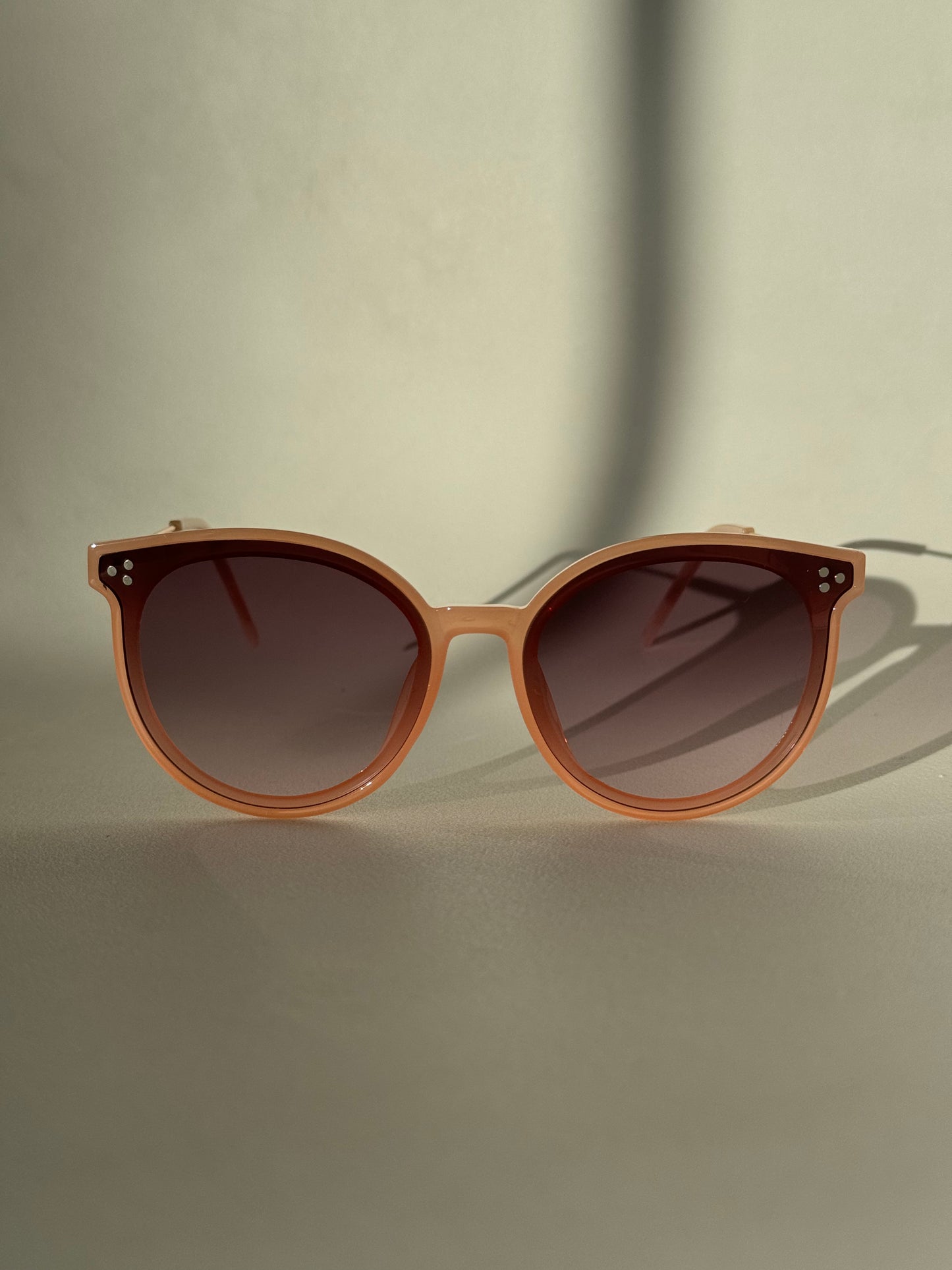 Patrick Tri Stud Sunglasses In Blush