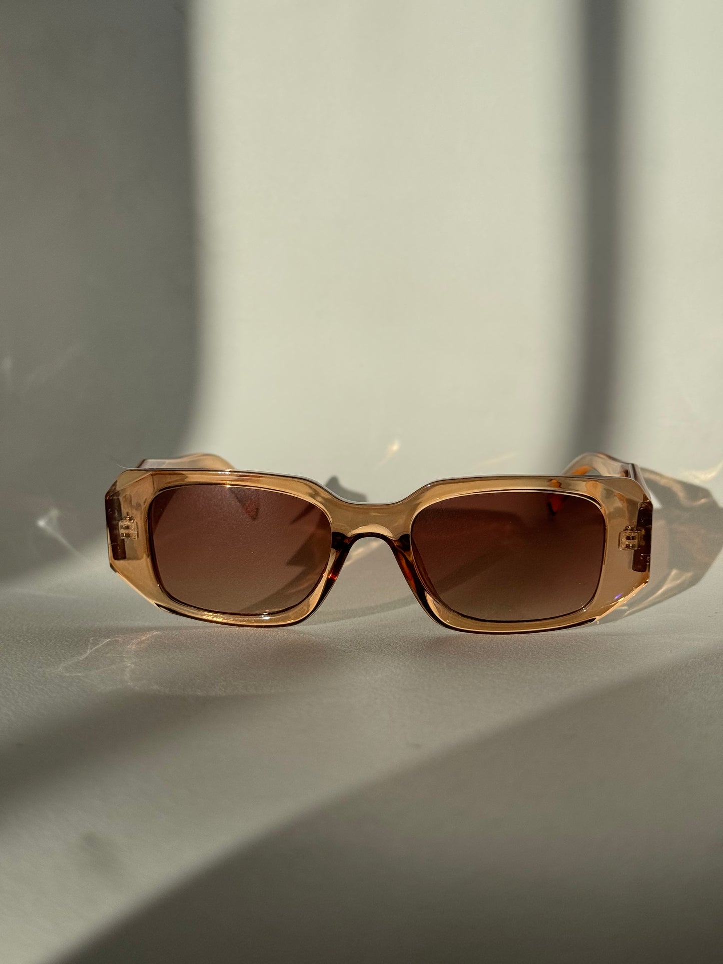 Tammy Square & Geo Sunglasses In Terracotta