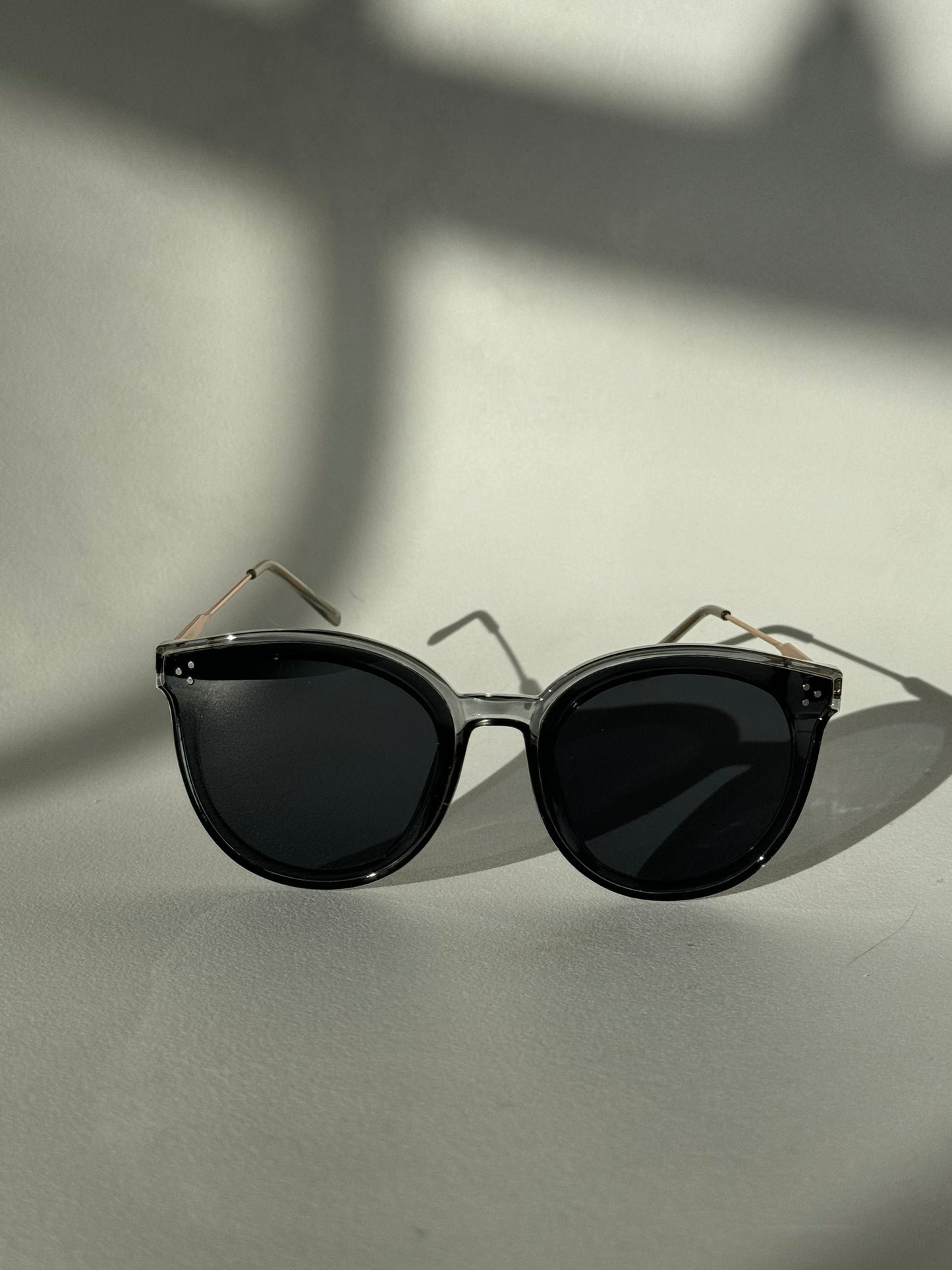 Priscilla Tri Stud Sunglasses In Smoke
